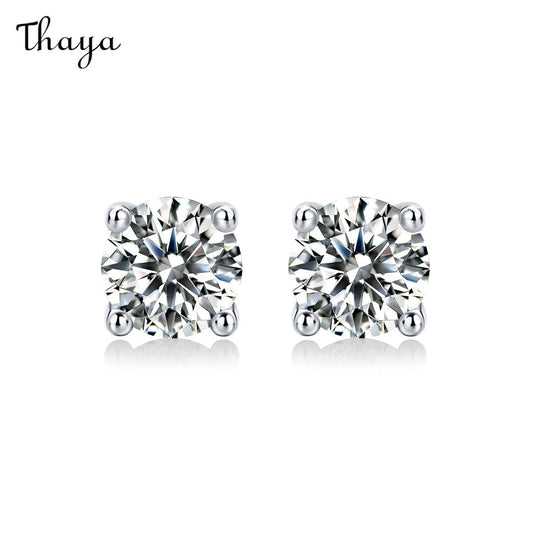 Thaya Pure Love S925 Silver Moissanite Earrings