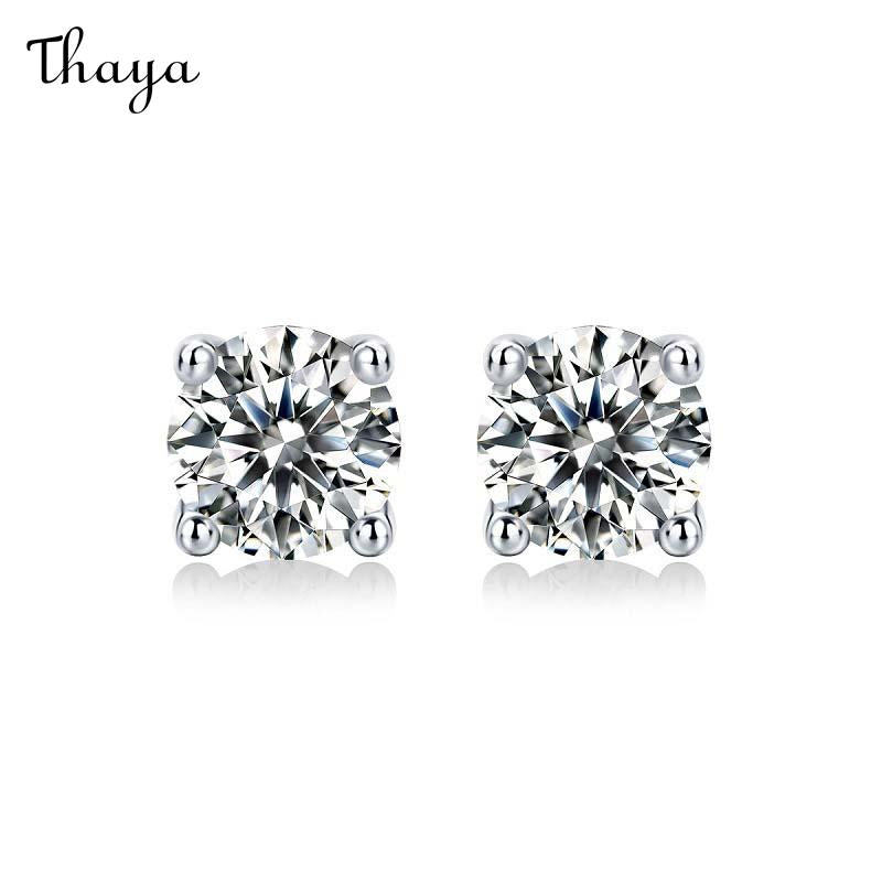 Thaya Pure Love S925 Silver Moissanite Earrings
