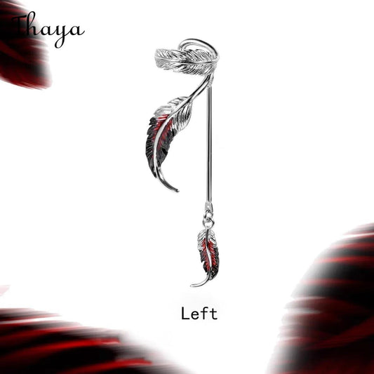 Thaya 🔥 Feather Tassel Ear Cuff Earring🔥