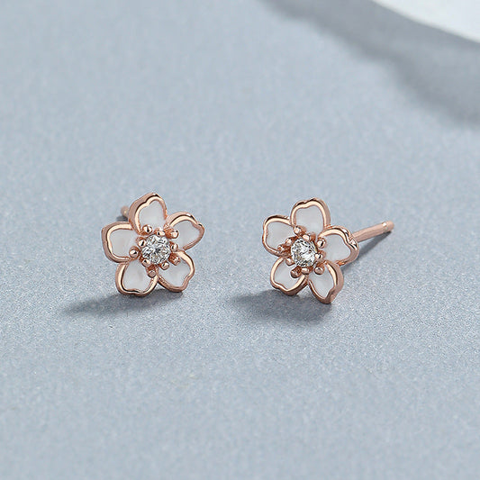 Thaya S925 Silver Colorful Flower Earrings