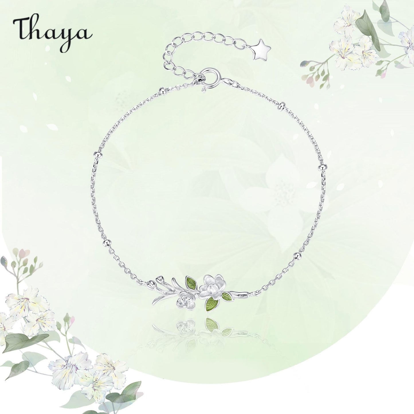 Thaya Forest-style Sweet Jasmine Jewelry Set