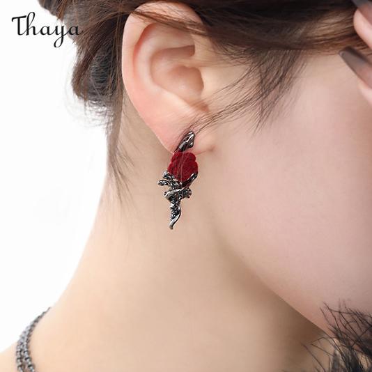 Thaya Sweet Cool Girl Rose Jewelry Set
