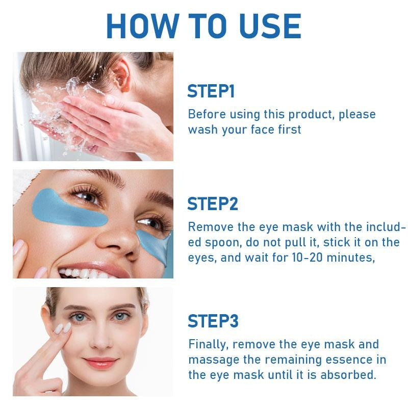 ROZINO Collagen + Retinol Under Eye Mask - Tightening and Nourishing Eye Care