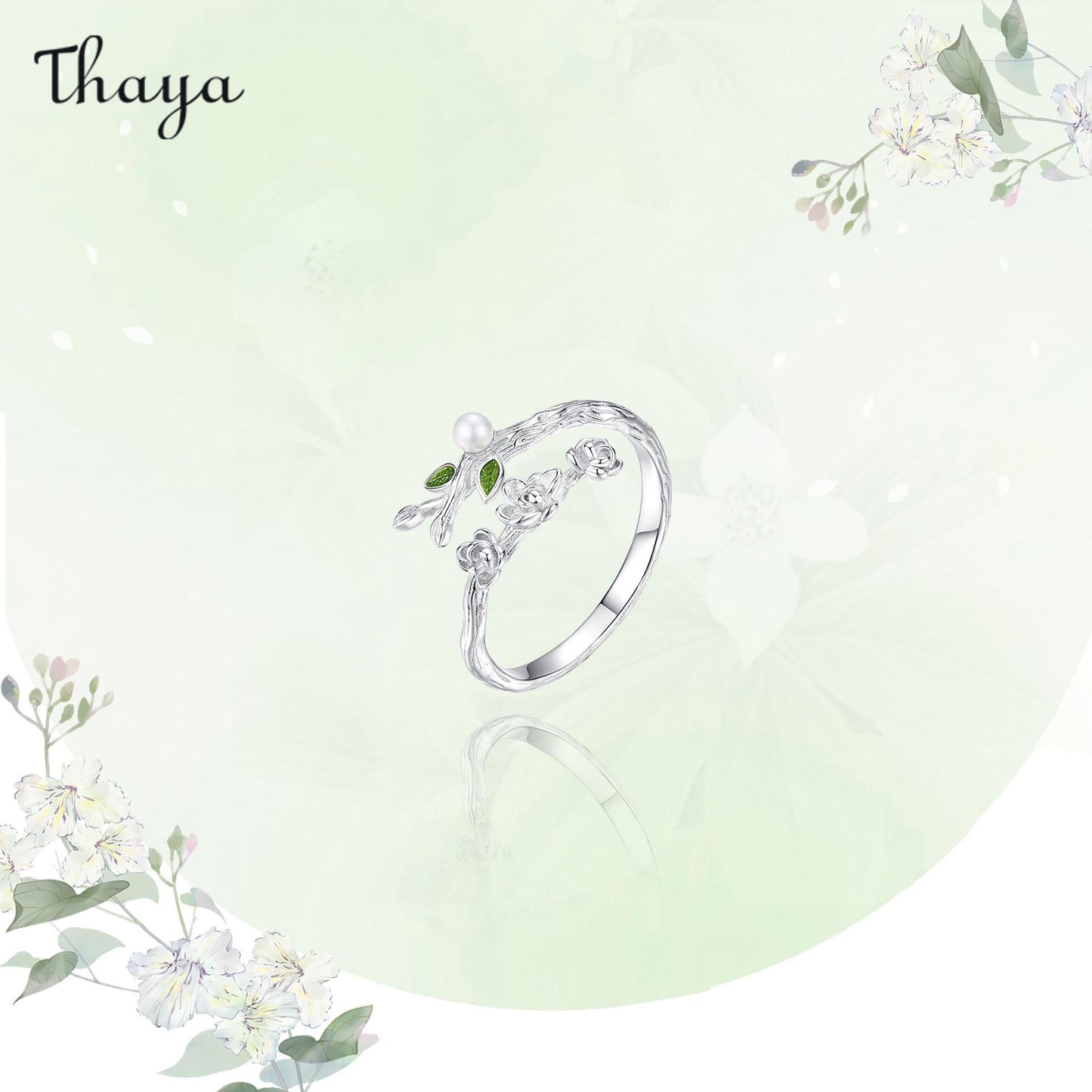 Thaya Forest-style Sweet Jasmine Jewelry Set