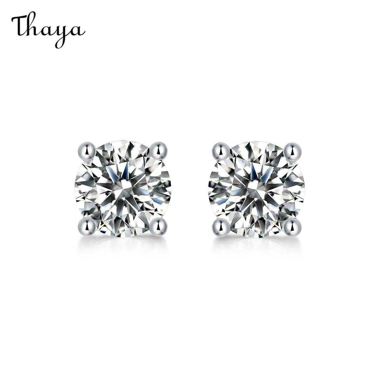 Thaya Pure Love S925 Silver Moissanite Earrings