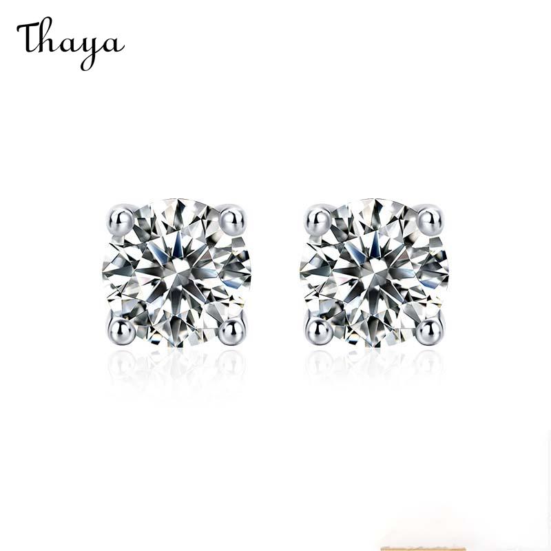 Thaya Pure Love S925 Silver Moissanite Earrings