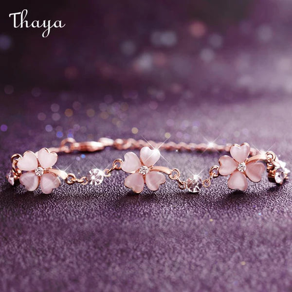 Thaya 925 Silver Eternal Love Couple Rings & Bracelets