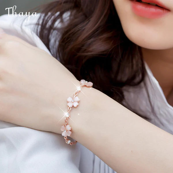 Thaya 925 Silver Eternal Love Couple Rings & Bracelets