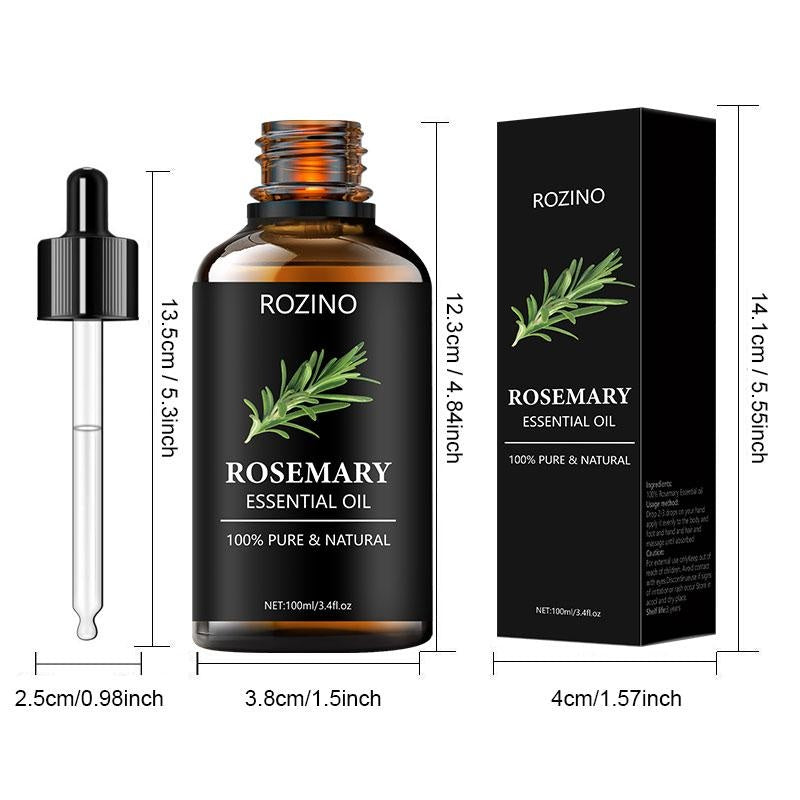 100% Pure Rosemary Oil by ROZINO – Repair, Brighten & Glow Naturally