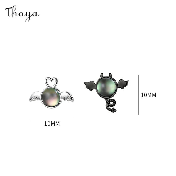 Thaya Angel And Demon Stud Earrings