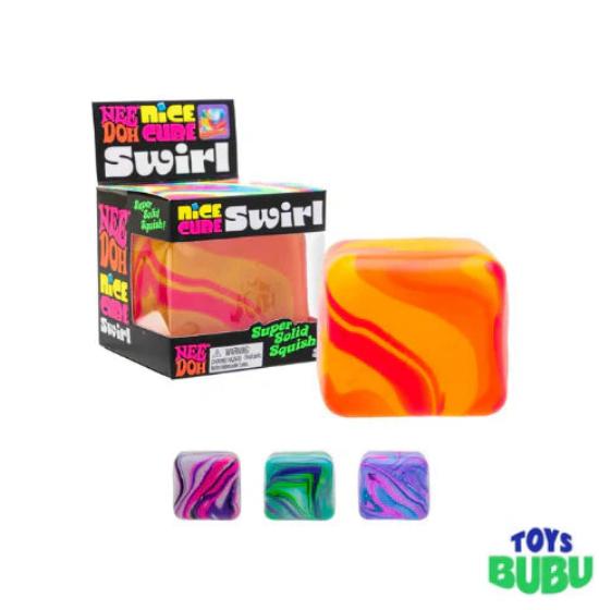 Mini Swirled Squishy in an Ice Cube Box 🧊🌀✨