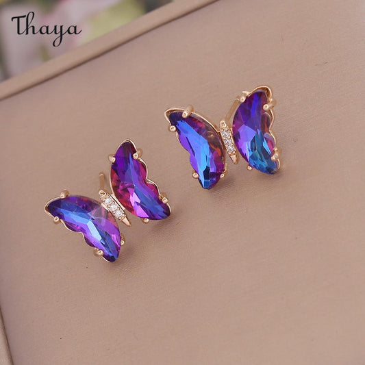Thaya Butterfly Stud Earrings