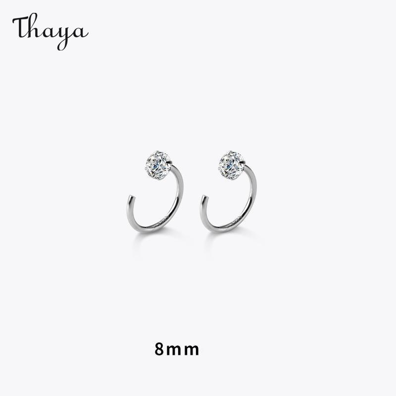 Thaya 925 Silver Chic Elegance Earrings