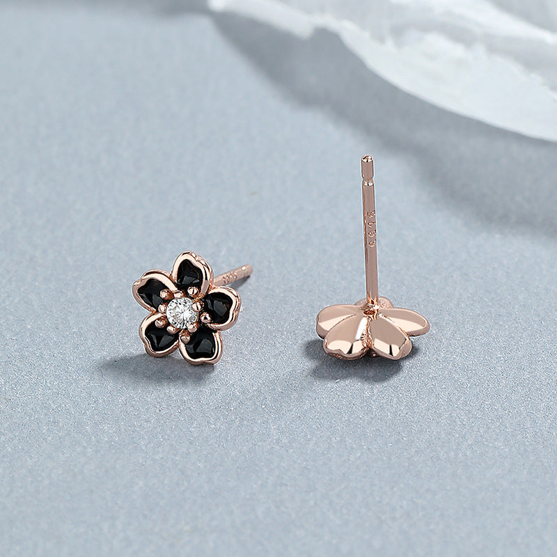Thaya S925 Silver Colorful Flower Earrings