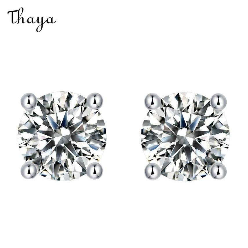 Thaya Pure Love S925 Silver Moissanite Earrings