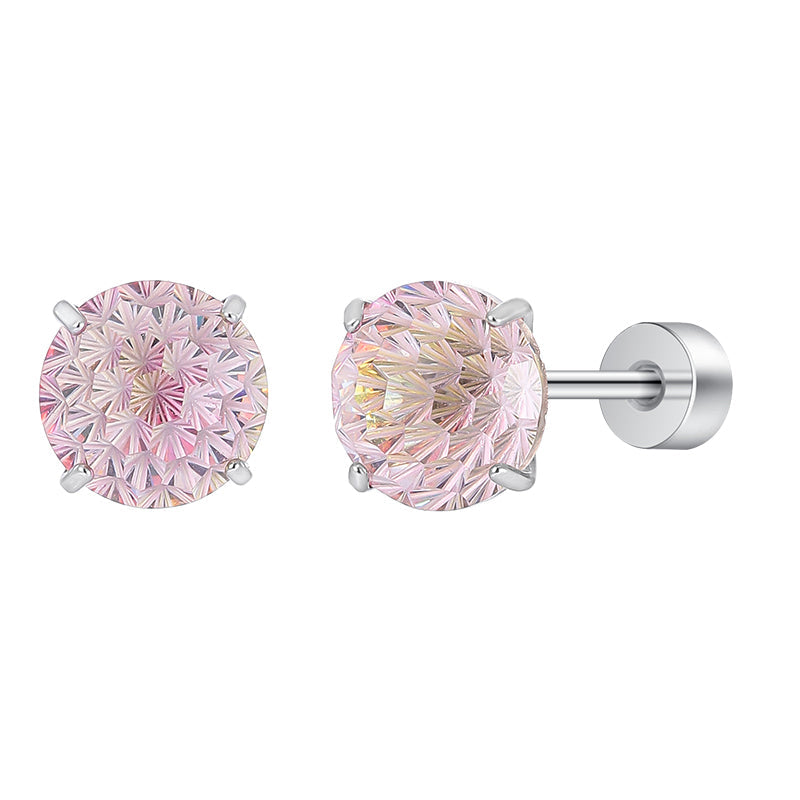 Thaya Mint Green  Fireworks Cut Earrings