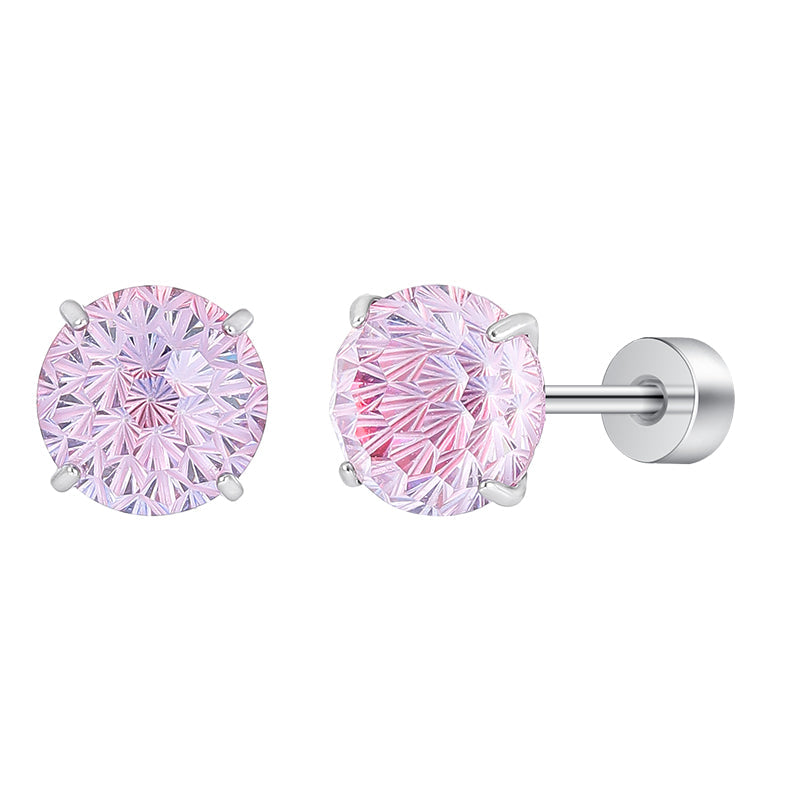 Thaya Mint Green  Fireworks Cut Earrings