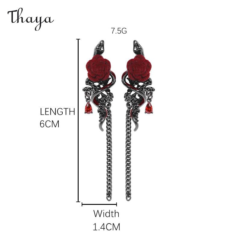 Thaya Sweet Cool Girl Rose Jewelry Set
