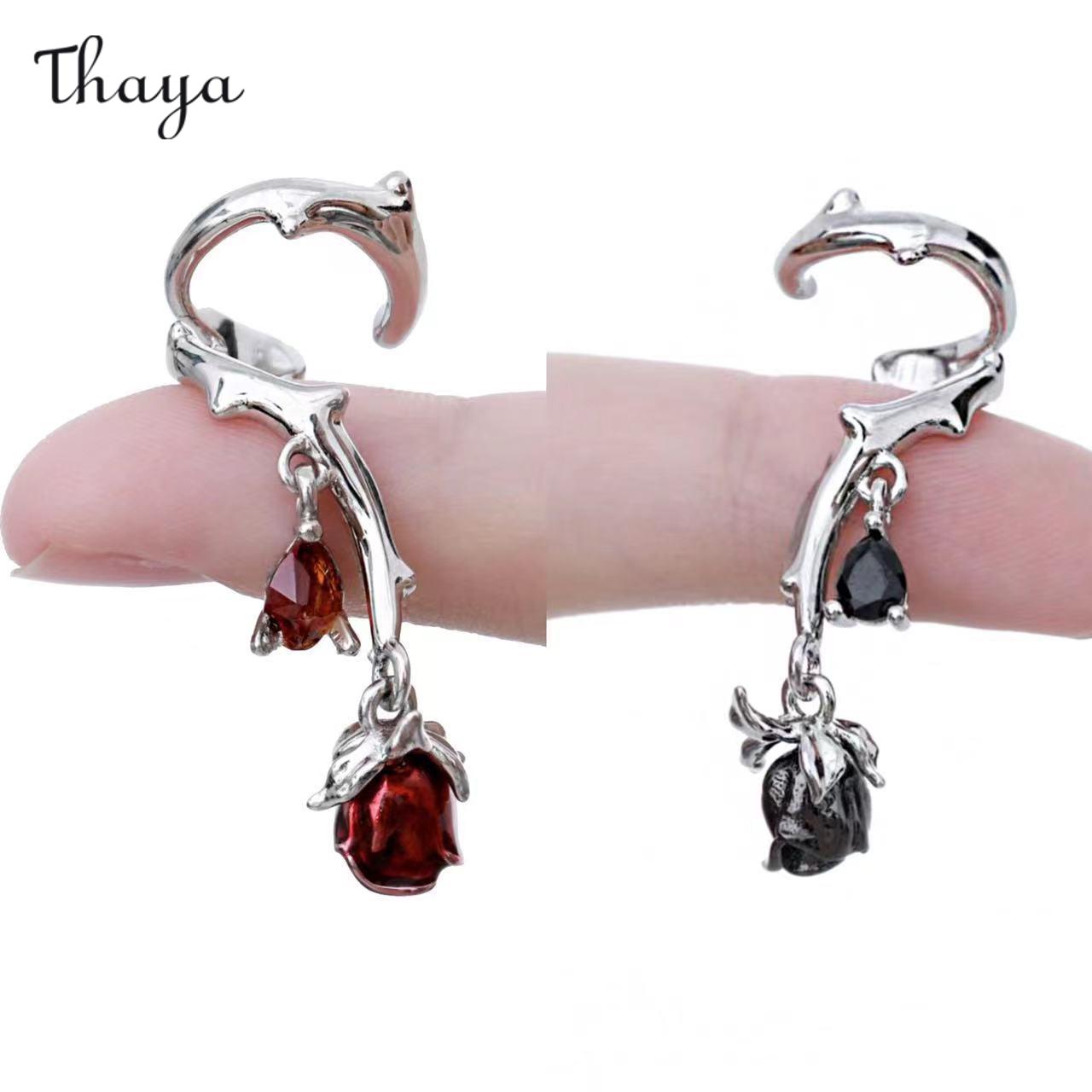 Thaya  Mystic Rose Taboo Ear Clip