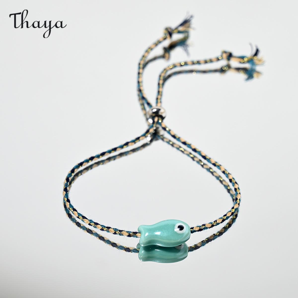 Thaya 🔥Colorful Fish Charm Bracelet