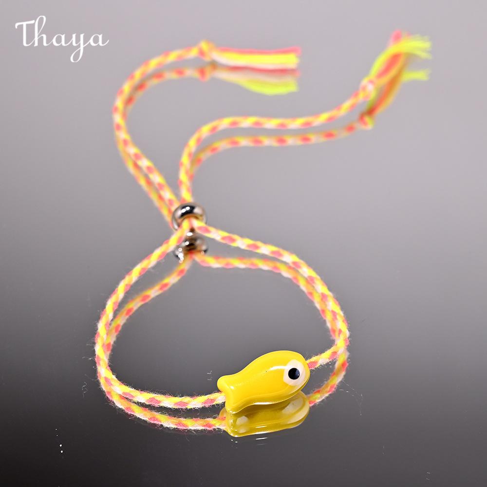 Thaya 🔥Colorful Fish Charm Bracelet