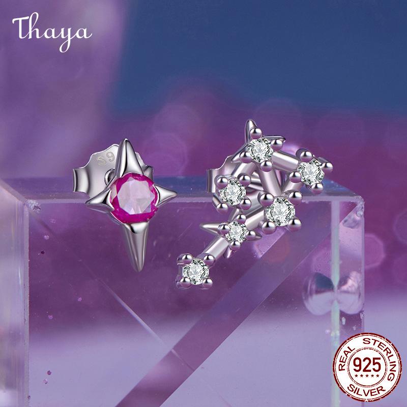 Thaya S925 Silver Zodiac Constellation Earrings