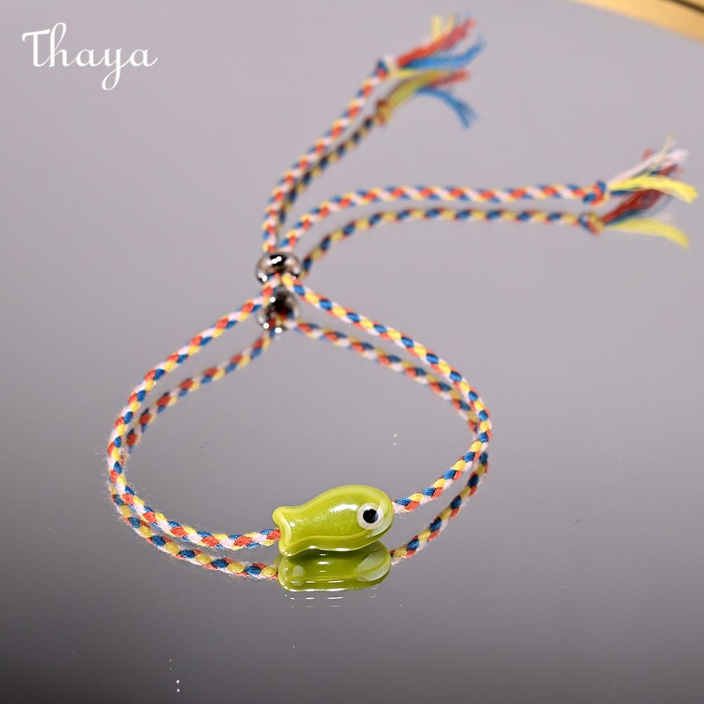 Thaya 🔥Colorful Fish Charm Bracelet