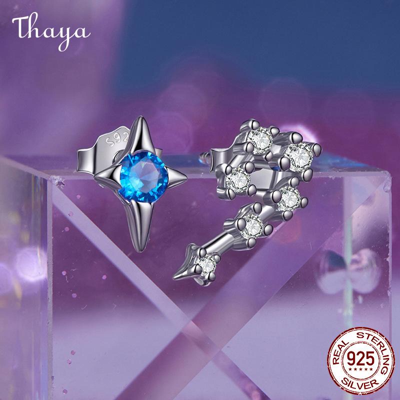 Thaya S925 Silver Zodiac Constellation Earrings