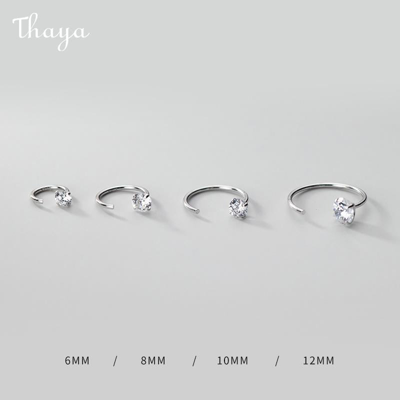 Thaya 925 Silver Chic Elegance Earrings