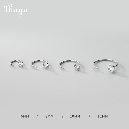 Thaya 925 Silver Chic Elegance Earrings