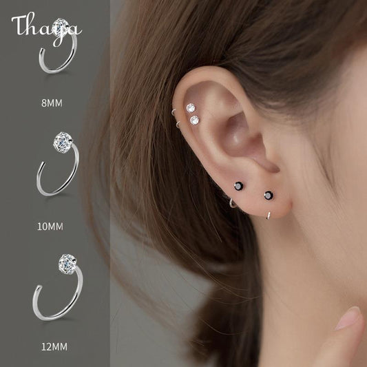 Thaya 925 Silver Chic Elegance Earrings