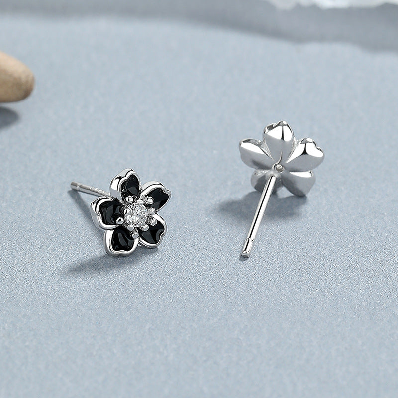 Thaya S925 Silver Colorful Flower Earrings