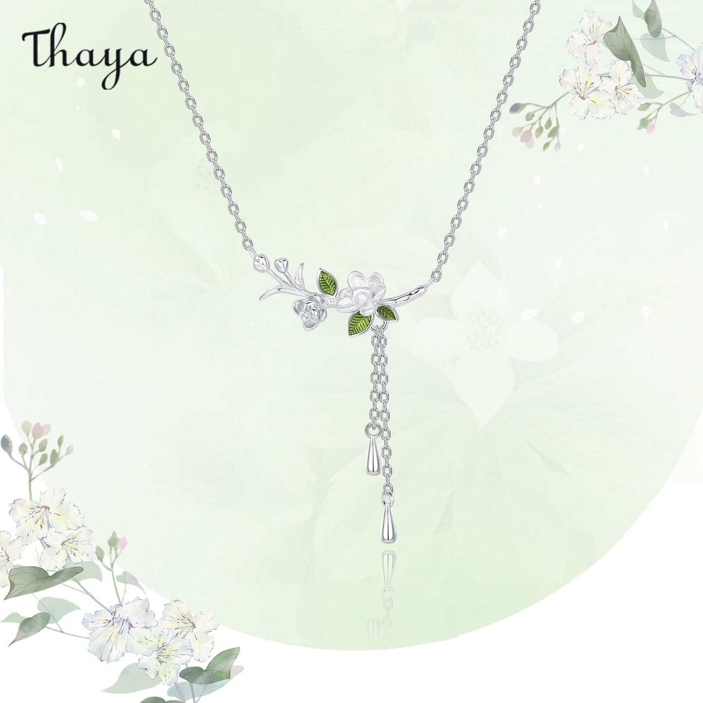 Thaya Forest-style Sweet Jasmine Jewelry Set