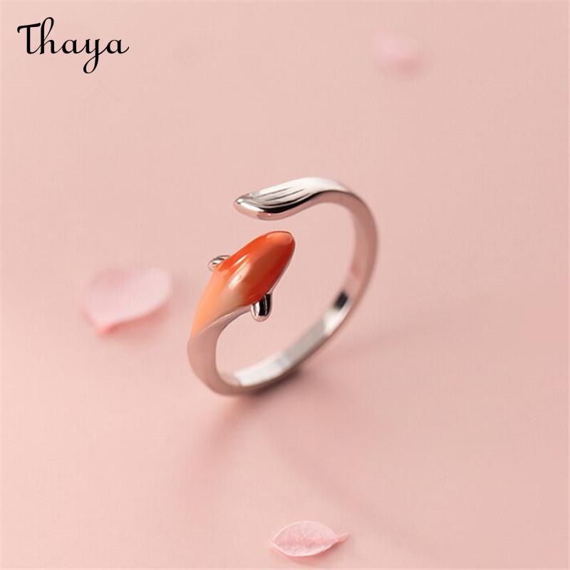 Thaya Cloisonne Lotus Adjustable Ring