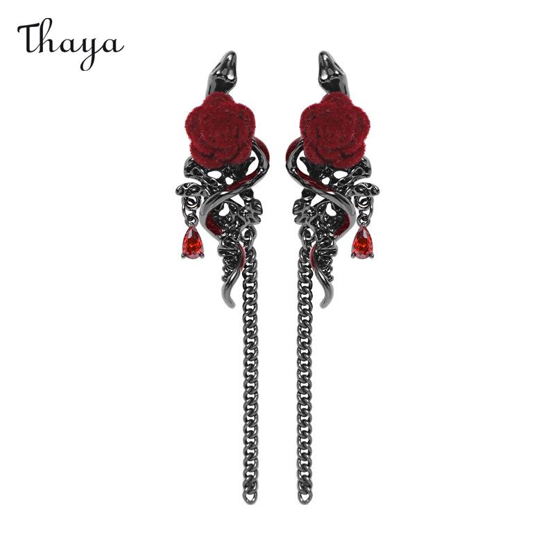 Thaya Sweet Cool Girl Rose Jewelry Set