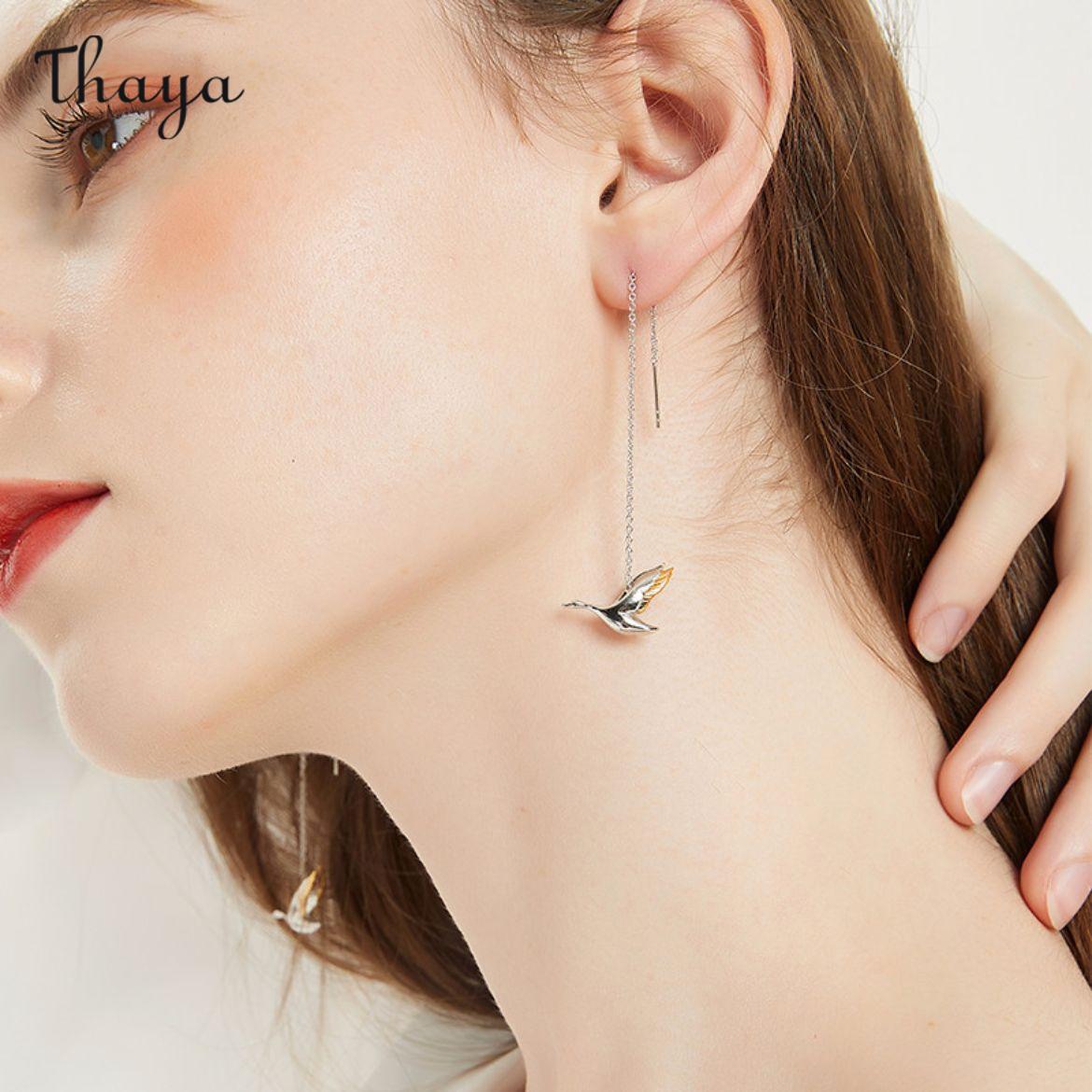 Thaya Vintage Bird Earrings