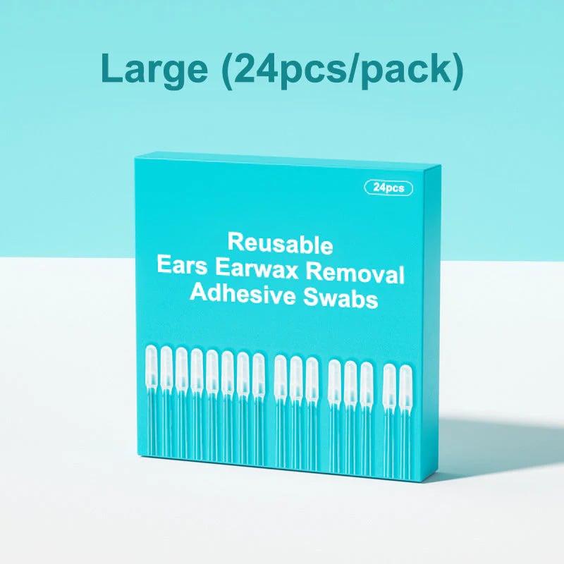 🔥2026 HOT SALE🔥 Reusable Earwax Removal Adhesive Swabs