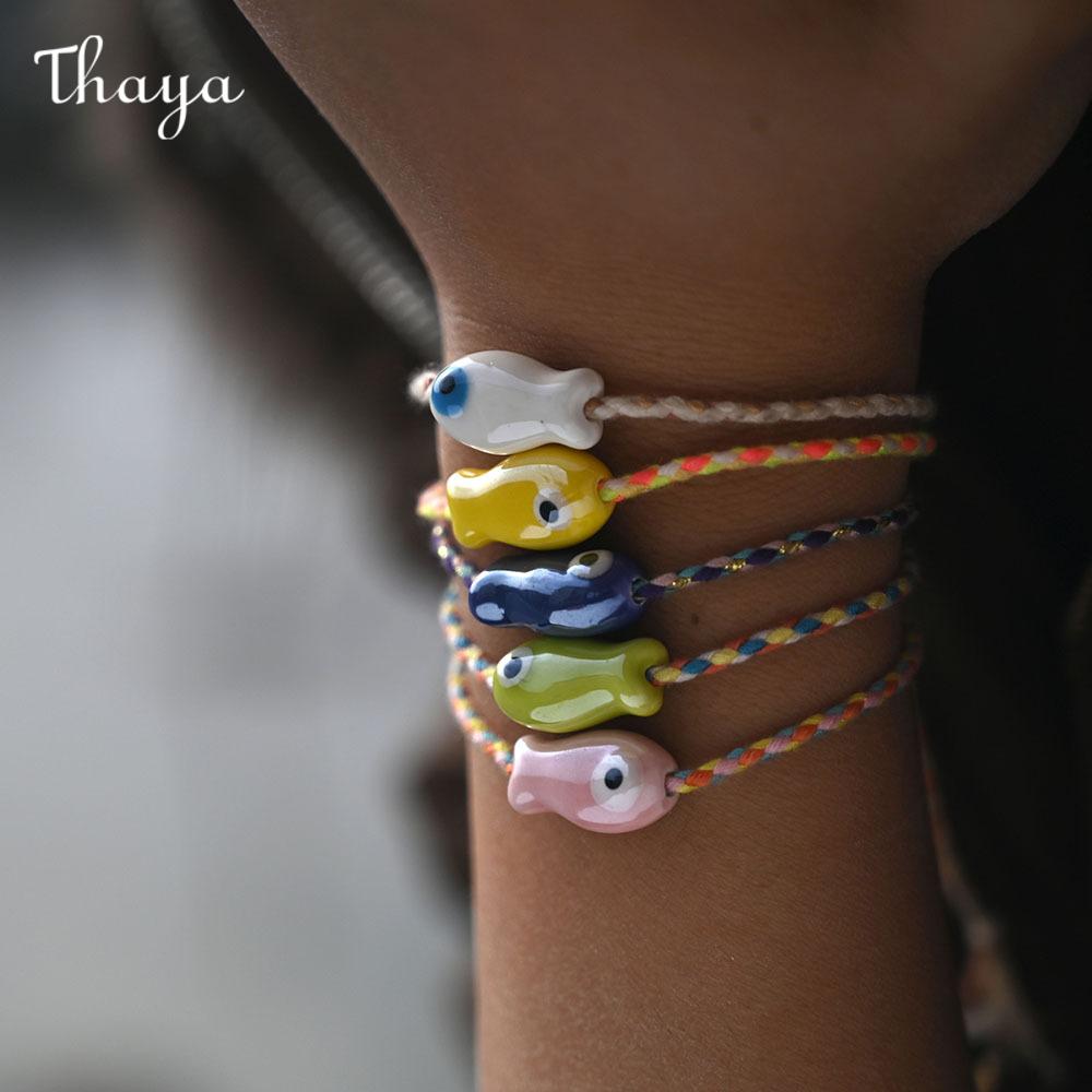 Thaya 🔥Colorful Fish Charm Bracelet