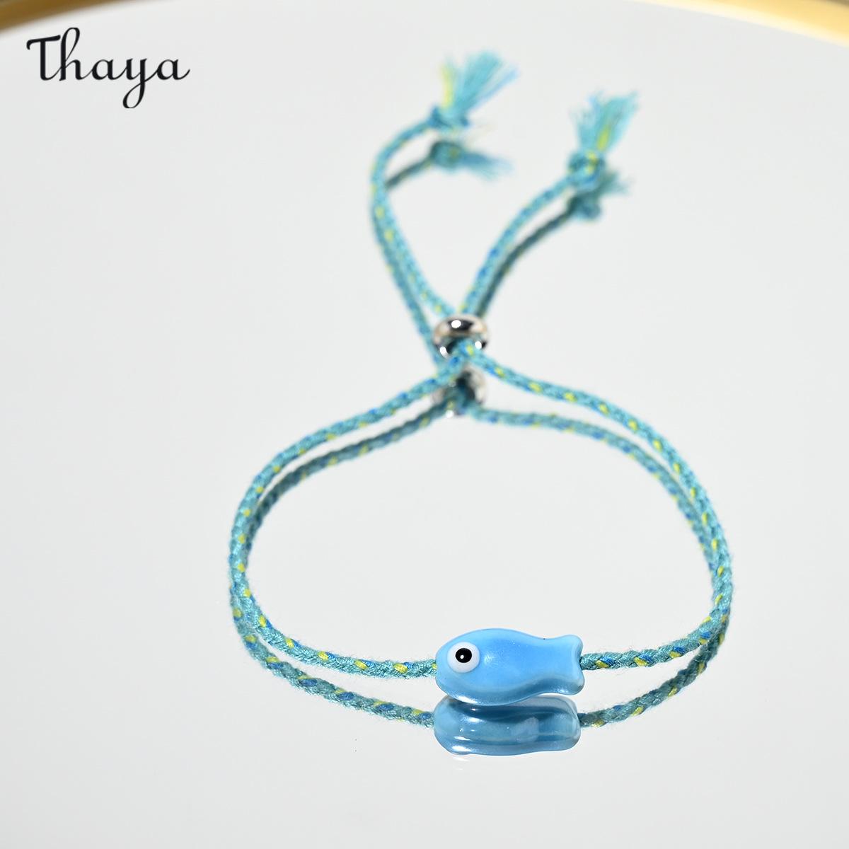 Thaya 🔥Colorful Fish Charm Bracelet