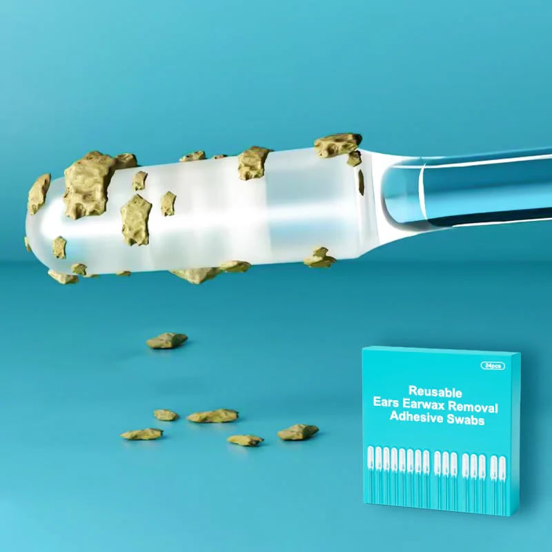 🔥2026 HOT SALE🔥 Reusable Earwax Removal Adhesive Swabs
