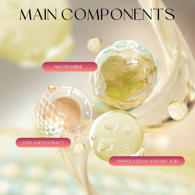 Biological collagen facial mask - moisturizing, pore shrinking, and tightening - enhance skin moisture, shrink pores, enhance elasticity, and glow youthful beauty facial mask