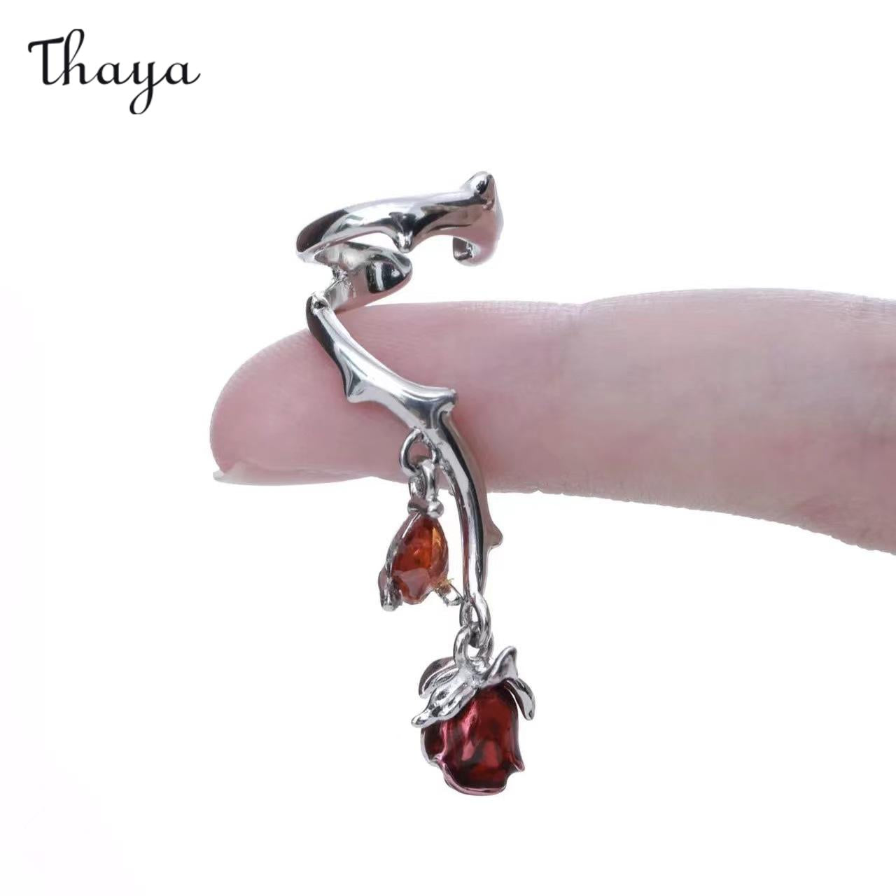 Thaya  Mystic Rose Taboo Ear Clip