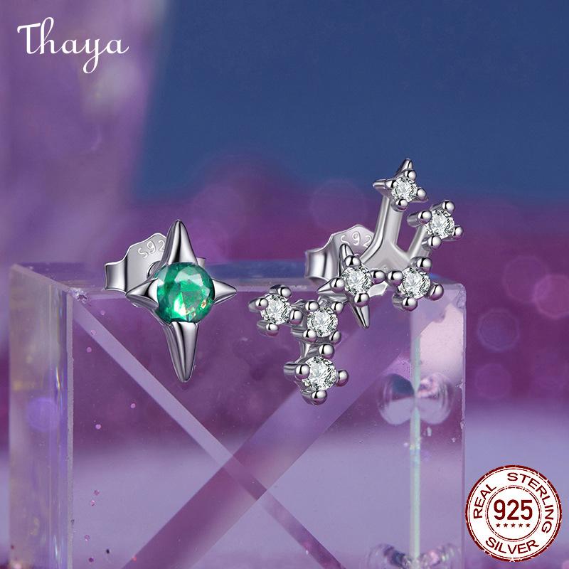 Thaya S925 Silver Zodiac Constellation Earrings