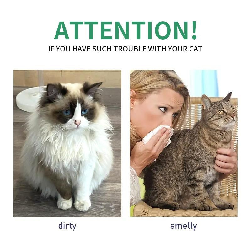Green Power! ROZINO Cat Spray: Odor - Free & All - Natural