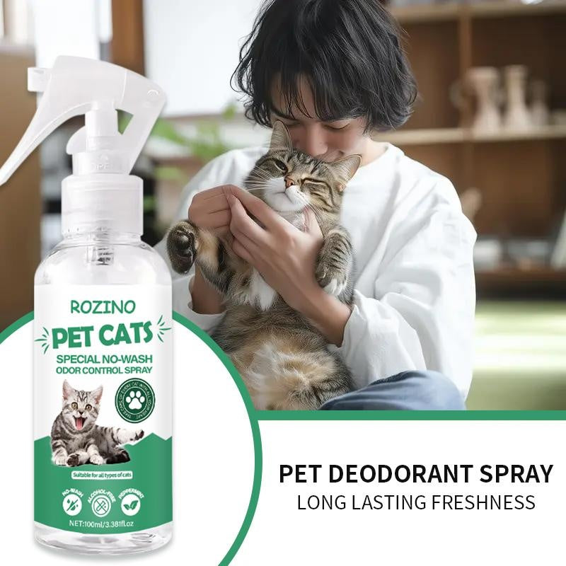 Green Power! ROZINO Cat Spray: Odor - Free & All - Natural
