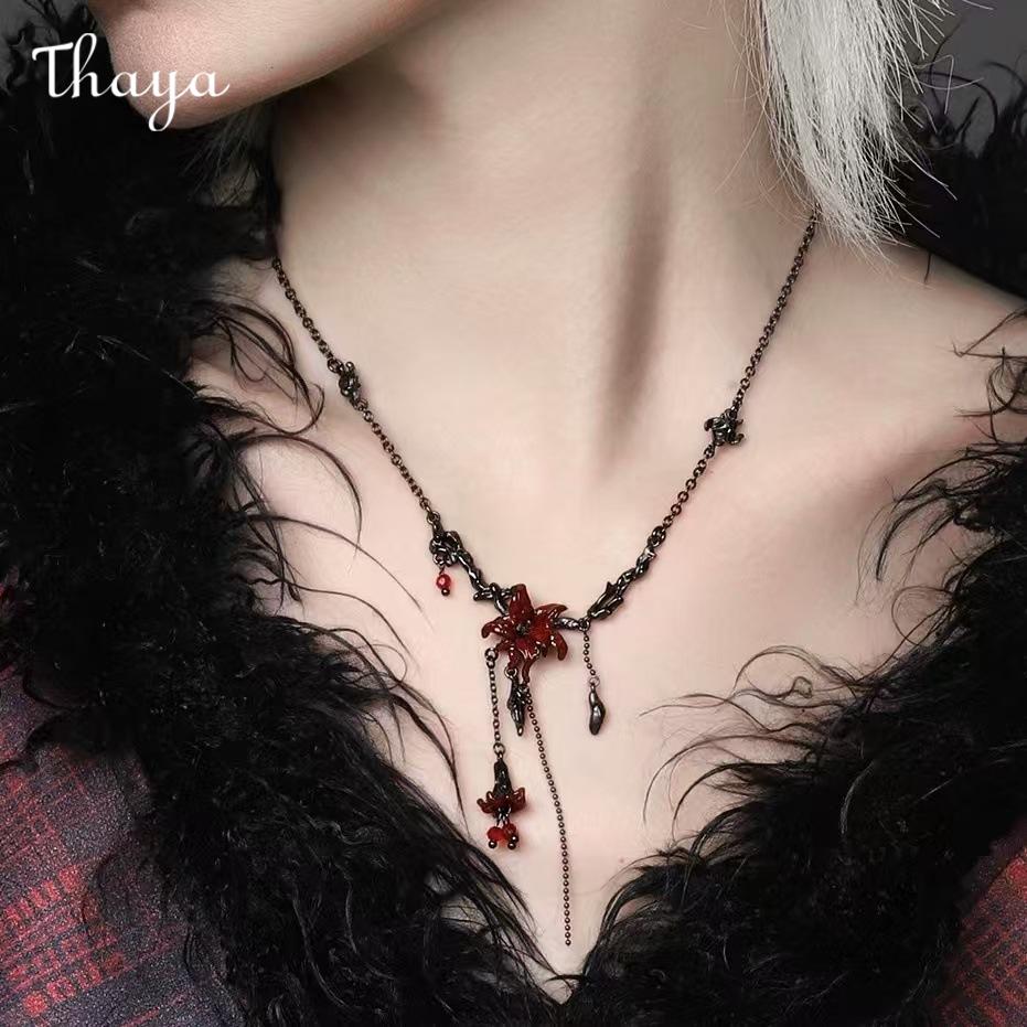 Thaya  Heartfelt Bond Necklace & Ring Set