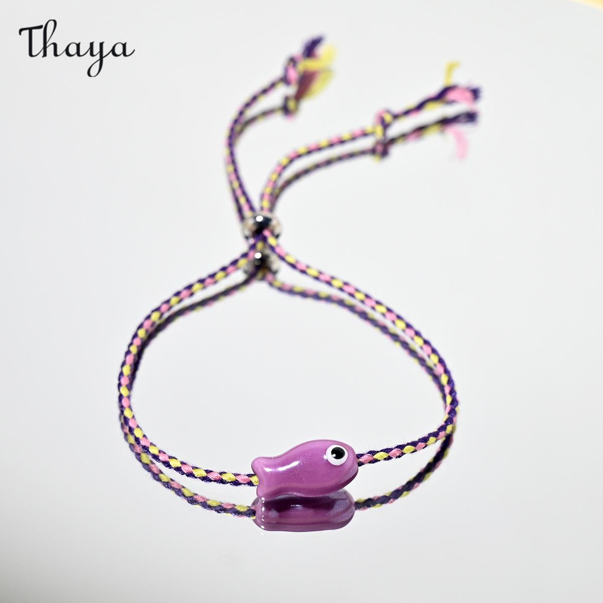 Thaya 🔥Colorful Fish Charm Bracelet