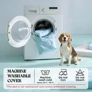 Lesure Cooling Orthopedic Dog Thick Mat – Q-Max>0.5 Cooling Mat with Washable Cover, Egg Crate Foam Non-Slip Bed for Extra Large Dogs,Deals For You Days