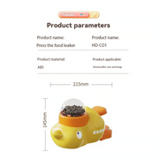 🏆Flash Sale⚡Little Yellow Duck Pet Feeder - Interactive Pecking Fun for Kids!