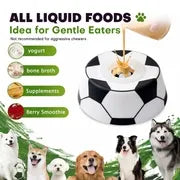Style Multi purpose dog bowl with Free Peanut Butter Spatula,Dog Liquid Slow Feeder,Lick Bowl Mat with Ball ,8 Extra Large Suction Cups,No Mess Liquid Treat Enrichment Bowl for Dogs